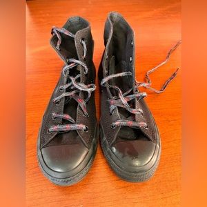 Converse shoes all black